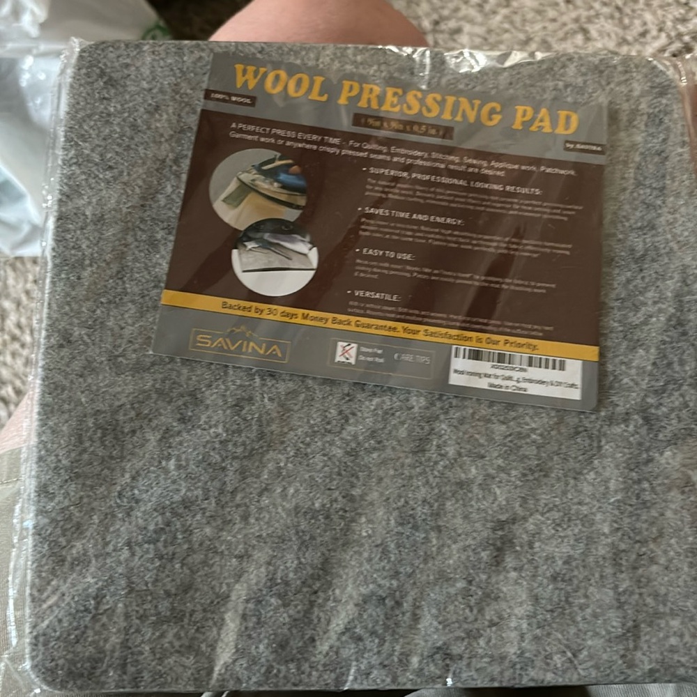 wool pressing pad